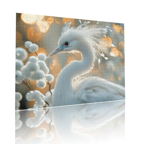 Kran Puzzle für Erwachsene Kinder Anspruchsvoll 5000 Teile Impossible Klassische Puzzles Schwer Vogel ab 8 9 10 Jahre Mädchen Jungen Jigsaw Kunst Educa, für Dekoration und Geschenke 105x156cm t-191 von Dirjuong