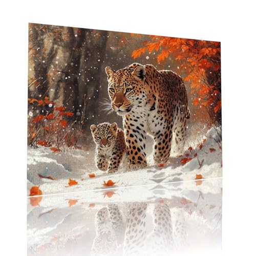 Leopard Puzzle für Erwachsene Kinder Anspruchsvoll 1000 Teile Impossible Klassische Puzzles Schwer Tier ab 8 9 10 Jahre für Mädchen Jungen Jigsaw Kunst Educa, für Dekoration und Geschenke 50x75cm t-5 Leopard Puzzle für Erwachsene Kinder Anspruchsvoll 1000 Teile Impossible Klassische Puzzles Schwer Tier ab 8 9 10 Jahre für Mädchen Jungen Jigsaw Kunst Educa, für Dekoration und Geschenke 50x75cm t-5 von Dirjuong