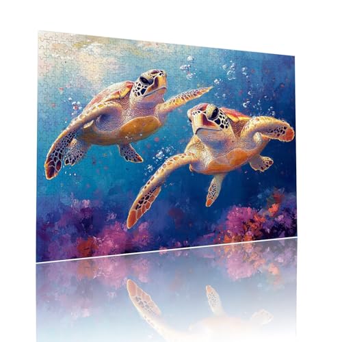 Meeresschildkröten Puzzle für Erwachsene Kinder Anspruchsvoll 1000 Teile Impossible Klassische Puzzles Schwer Tier ab 8 9 10 Jahre für Mädchen Jungen Jigsaw Kunst Educa, für Geschenke 50x75cm t-165 Meeresschildkröten Puzzle für Erwachsene Kinder Anspruchsvoll 1000 Teile Impossible Klassische Puzzles Schwer Tier ab 8 9 10 Jahre für Mädchen Jungen Jigsaw Kunst Educa, für Geschenke 50x75cm t-165 von Dirjuong