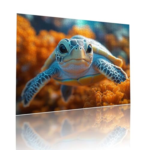 Meeresschildkröten Puzzle für Erwachsene Kinder Anspruchsvoll 1500 Teile Impossible Klassische Puzzles Schwer Tier ab 8 9 10 Jahre für Mädchen Jungen Jigsaw Kunst Educa, für Geschenke 57x87cm t-163 Meeresschildkröten Puzzle für Erwachsene Kinder Anspruchsvoll 1500 Teile Impossible Klassische Puzzles Schwer Tier ab 8 9 10 Jahre für Mädchen Jungen Jigsaw Kunst Educa, für Geschenke 57x87cm t-163 von Dirjuong