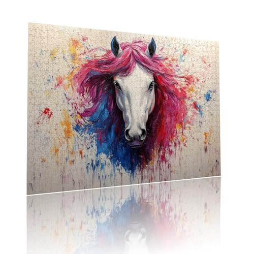 Pferd Puzzle für Erwachsene Kinder Anspruchsvoll 200 Teile Impossible Klassische Puzzles Schwer Abstrakt ab 8 9 10 Jahre Mädchen Jungen Jigsaw Kunst Educa, für Dekoration und Geschenke 25x35cm t-619 Pferd Puzzle für Erwachsene Kinder Anspruchsvoll 200 Teile Impossible Klassische Puzzles Schwer Abstrakt ab 8 9 10 Jahre Mädchen Jungen Jigsaw Kunst Educa, für Dekoration und Geschenke 25x35cm t-619 von Dirjuong