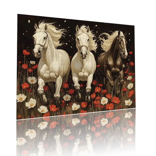 Pferd Puzzle für Erwachsene Kinder Anspruchsvoll 200 Teile Impossible Klassische Puzzles Schwer Tier ab 8 9 10 Jahre für Mädchen Jungen Jigsaw Kunst Educa, für Dekoration und Geschenke 25x35cm t-627 Pferd Puzzle für Erwachsene Kinder Anspruchsvoll 200 Teile Impossible Klassische Puzzles Schwer Tier ab 8 9 10 Jahre für Mädchen Jungen Jigsaw Kunst Educa, für Dekoration und Geschenke 25x35cm t-627 von Dirjuong