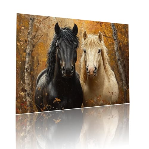 Pferd Puzzle für Erwachsene Kinder Anspruchsvoll 5000 Teile Impossible Klassische Puzzles Schwer Tier ab 8 9 10 Jahre Mädchen Jungen Jigsaw Kunst Educa, für Dekoration und Geschenke 105x156cm t-623 von Dirjuong