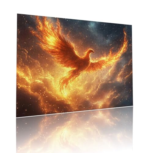 Phönix Puzzle für Erwachsene Kinder Anspruchsvoll 1500 Teile Impossible Klassische Puzzles Schwer Traum ab 8 9 10 Jahre Mädchen Jungen Jigsaw Kunst Educa, für Dekoration und Geschenke 57x87cm t-123 von Dirjuong