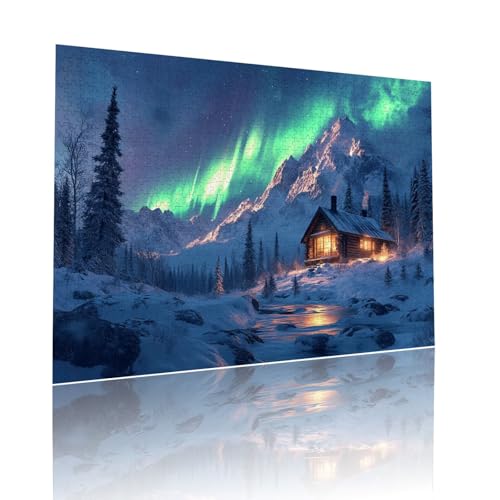 Puzzle Erwachsene 1000 Teile Aurora Sternenhimmel Educa Jigsaw für Kinder ab 8 Jahren Mädchen Jungen, Erwachsene Impossible Klassische Puzzles, Anspruchsvoll Spielspaß, Als Geschenke 50x75cm t-376 Puzzle Erwachsene 1000 Teile Aurora Sternenhimmel Educa Jigsaw für Kinder ab 8 Jahren Mädchen Jungen, Erwachsene Impossible Klassische Puzzles, Anspruchsvoll Spielspaß, Als Geschenke 50x75cm t-376 von Dirjuong