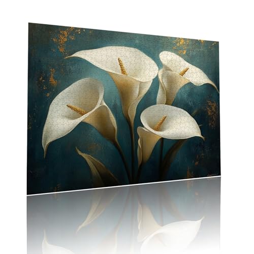 Puzzle Erwachsene 1000 Teile Blume Anlage Educa Jigsaw für Kinder ab 8 Jahren Mädchen Jungen, Erwachsene Impossible Klassische Puzzles Schwer, Anspruchsvoll Spielspaß, Als Geschenke 50x75cm t-340 von Dirjuong