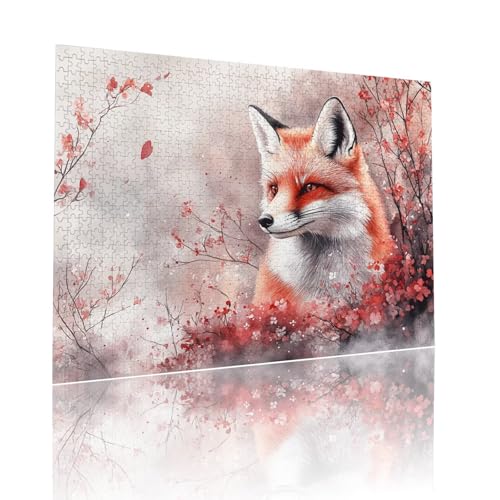 Puzzle Erwachsene 1000 Teile Fuchs Tier Educa Jigsaw für Kinder ab 8 Jahren Mädchen Jungen, Erwachsene Impossible Klassische Puzzles Schwer, Anspruchsvoll Spielspaß, Als Familienspiel 50x75cm t-196 Puzzle Erwachsene 1000 Teile Fuchs Tier Educa Jigsaw für Kinder ab 8 Jahren Mädchen Jungen, Erwachsene Impossible Klassische Puzzles Schwer, Anspruchsvoll Spielspaß, Als Familienspiel 50x75cm t-196 von Dirjuong