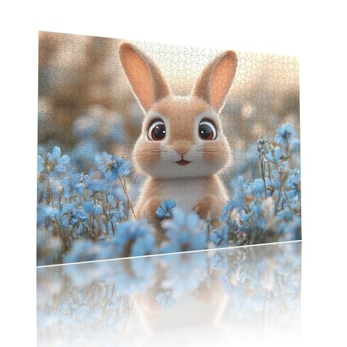 Puzzle Erwachsene 1000 Teile Kaninchen Blume Educa Jigsaw für Kinder ab 8 Jahren Mädchen Jungen, Erwachsene Impossible Klassische Puzzles Schwer, Anspruchsvoll Spielspaß, Als Geschenke 50x75cm t-954 Puzzle Erwachsene 1000 Teile Kaninchen Blume Educa Jigsaw für Kinder ab 8 Jahren Mädchen Jungen, Erwachsene Impossible Klassische Puzzles Schwer, Anspruchsvoll Spielspaß, Als Geschenke 50x75cm t-954 von Dirjuong