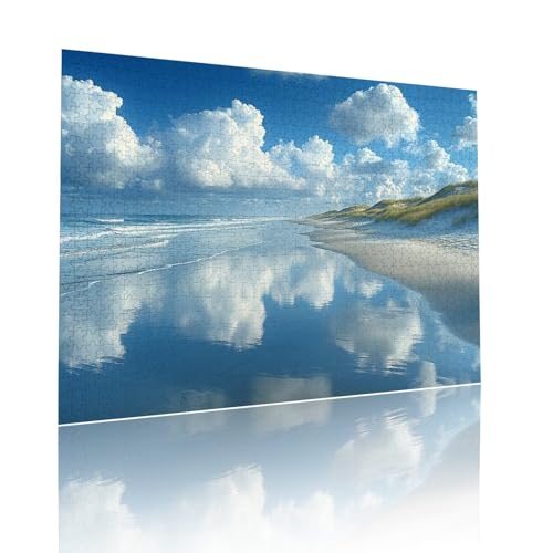 Puzzle Erwachsene 1000 Teile Landschaft Himmel Educa Jigsaw für Kinder ab 8 Jahren Mädchen Jungen, Erwachsene Impossible Klassische Puzzles Schwer, Anspruchsvoll Spielspaß, Geschenke 50x75cm t-118 von Dirjuong