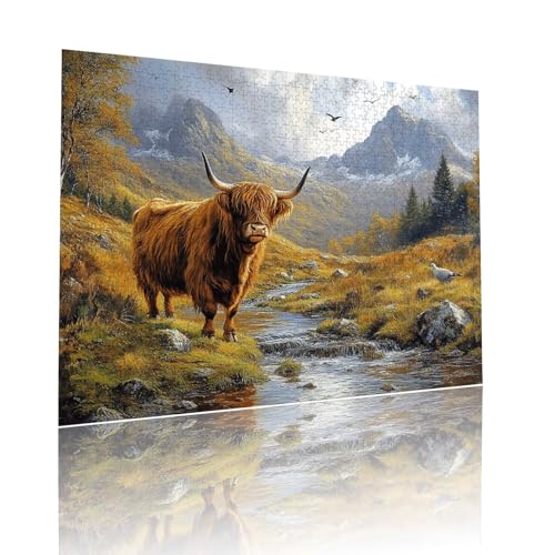 Puzzle Erwachsene 1000 Teile Ochse Tier Educa Jigsaw für Kinder ab 8 Jahren Mädchen Jungen, Erwachsene Impossible Klassische Puzzles Schwer, Anspruchsvoll Spielspaß, Als Familienspiel 50x75cm t-760 Puzzle Erwachsene 1000 Teile Ochse Tier Educa Jigsaw für Kinder ab 8 Jahren Mädchen Jungen, Erwachsene Impossible Klassische Puzzles Schwer, Anspruchsvoll Spielspaß, Als Familienspiel 50x75cm t-760 von Dirjuong