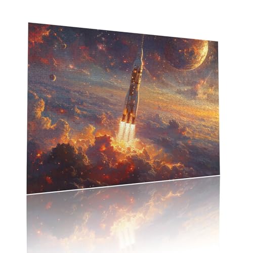 Puzzle Erwachsene 1000 Teile Rakete Sternenhimmel Educa Jigsaw für Kinder ab 8 Jahren Mädchen Jungen, Erwachsene Impossible Klassische Puzzles, Anspruchsvoll Spielspaß, Als Geschenke 50x75cm t-364 Puzzle Erwachsene 1000 Teile Rakete Sternenhimmel Educa Jigsaw für Kinder ab 8 Jahren Mädchen Jungen, Erwachsene Impossible Klassische Puzzles, Anspruchsvoll Spielspaß, Als Geschenke 50x75cm t-364 von Dirjuong