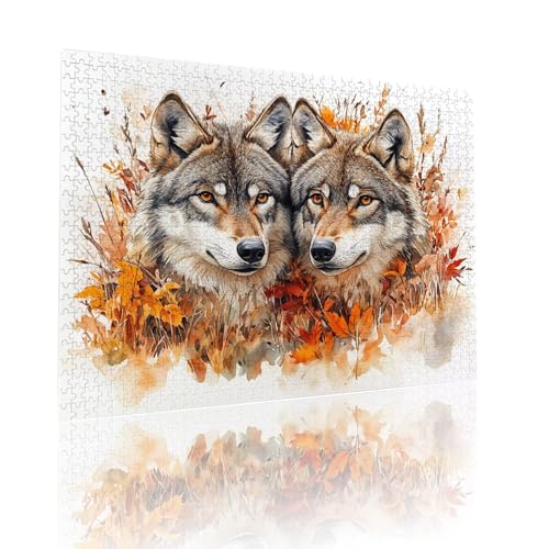 Puzzle Erwachsene 1000 Teile Wolf Tier Educa Jigsaw für Kinder ab 8 Jahren Mädchen Jungen, Erwachsene Impossible Klassische Puzzles Schwer, Anspruchsvoll Spielspaß, Als Familienspiel 50x75cm t-416 Puzzle Erwachsene 1000 Teile Wolf Tier Educa Jigsaw für Kinder ab 8 Jahren Mädchen Jungen, Erwachsene Impossible Klassische Puzzles Schwer, Anspruchsvoll Spielspaß, Als Familienspiel 50x75cm t-416 von Dirjuong