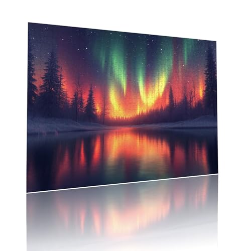 Puzzle Erwachsene 1314 Teile Aurora Sternenhimmel Educa Jigsaw für Kinder ab 8 Jahren Mädchen Jungen, Erwachsene Impossible Klassische Puzzles, Anspruchsvoll Spielspaß, Als Geschenke 50x75cm t-378 Puzzle Erwachsene 1314 Teile Aurora Sternenhimmel Educa Jigsaw für Kinder ab 8 Jahren Mädchen Jungen, Erwachsene Impossible Klassische Puzzles, Anspruchsvoll Spielspaß, Als Geschenke 50x75cm t-378 von Dirjuong