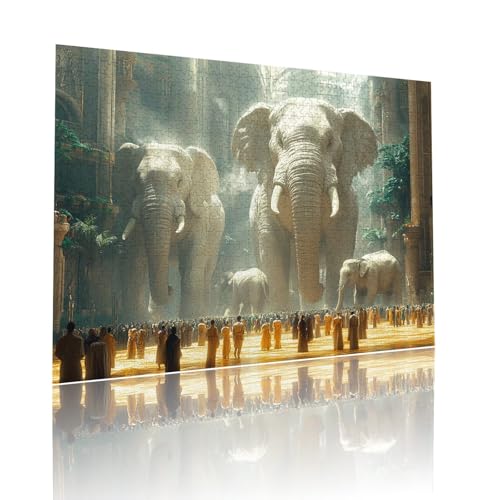 Puzzle Erwachsene 1500 Teile Elefant Tier Educa Jigsaw für Kinder ab 8 Jahren Mädchen Jungen, Erwachsene Impossible Klassische Puzzles Schwer, Anspruchsvoll Spielspaß, Als Geschenke 57x87cm t-64 Puzzle Erwachsene 1500 Teile Elefant Tier Educa Jigsaw für Kinder ab 8 Jahren Mädchen Jungen, Erwachsene Impossible Klassische Puzzles Schwer, Anspruchsvoll Spielspaß, Als Geschenke 57x87cm t-64 von Dirjuong