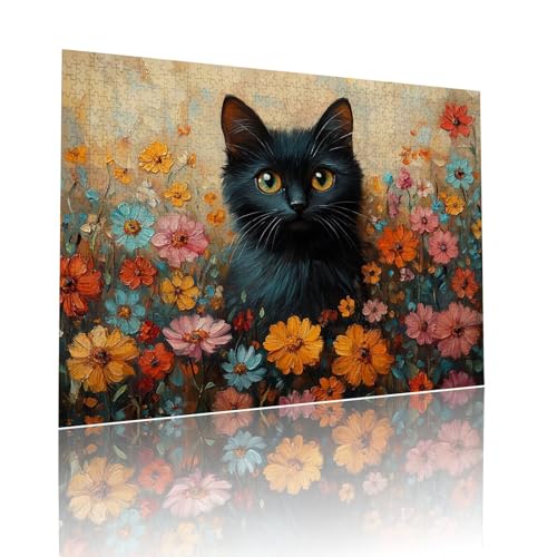 Puzzle Erwachsene 1500 Teile Katze Blume Educa Jigsaw für Kinder ab 8 Jahren Mädchen Jungen, Erwachsene Impossible Klassische Puzzles Schwer, Anspruchsvoll Spielspaß, Als Geschenke 57x87cm t-698 Puzzle Erwachsene 1500 Teile Katze Blume Educa Jigsaw für Kinder ab 8 Jahren Mädchen Jungen, Erwachsene Impossible Klassische Puzzles Schwer, Anspruchsvoll Spielspaß, Als Geschenke 57x87cm t-698 von Dirjuong