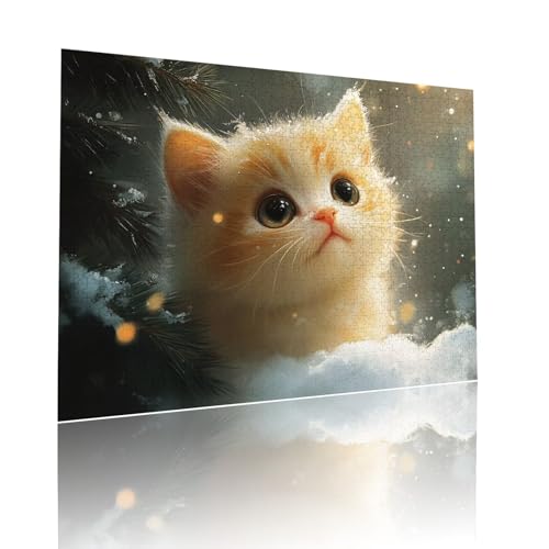 Puzzle Erwachsene 1500 Teile Katze Tier Educa Jigsaw für Kinder ab 8 Jahren Mädchen Jungen, Erwachsene Impossible Klassische Puzzles Schwer, Anspruchsvoll Spielspaß, Als Familienspiel 57x87cm t-674 Puzzle Erwachsene 1500 Teile Katze Tier Educa Jigsaw für Kinder ab 8 Jahren Mädchen Jungen, Erwachsene Impossible Klassische Puzzles Schwer, Anspruchsvoll Spielspaß, Als Familienspiel 57x87cm t-674 von Dirjuong