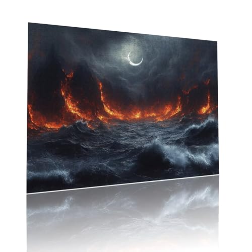 Puzzle Erwachsene 1500 Teile Mond Ozean Educa Jigsaw für Kinder ab 8 Jahren Mädchen Jungen, Erwachsene Impossible Klassische Puzzles Schwer, Anspruchsvoll Spielspaß, Als Familienspiel 57x87cm t-988 Puzzle Erwachsene 1500 Teile Mond Ozean Educa Jigsaw für Kinder ab 8 Jahren Mädchen Jungen, Erwachsene Impossible Klassische Puzzles Schwer, Anspruchsvoll Spielspaß, Als Familienspiel 57x87cm t-988 von Dirjuong