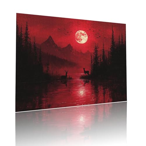 Puzzle Erwachsene 1500 Teile Mond REH Educa Jigsaw für Kinder ab 8 Jahren Mädchen Jungen, Erwachsene Impossible Klassische Puzzles Schwer, Anspruchsvoll Spielspaß, Als Familienspiel 57x87cm t-990 von Dirjuong