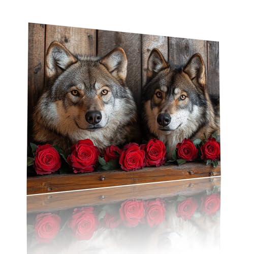 Puzzle Erwachsene 1500 Teile Wolf Tier Educa Jigsaw für Kinder ab 8 Jahren Mädchen Jungen, Erwachsene Impossible Klassische Puzzles Schwer, Anspruchsvoll Spielspaß, Als Familienspiel 57x87cm t-422 Puzzle Erwachsene 1500 Teile Wolf Tier Educa Jigsaw für Kinder ab 8 Jahren Mädchen Jungen, Erwachsene Impossible Klassische Puzzles Schwer, Anspruchsvoll Spielspaß, Als Familienspiel 57x87cm t-422 von Dirjuong