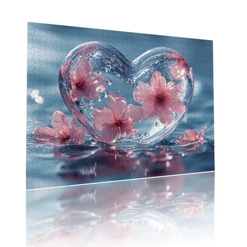 Puzzle Erwachsene 200 Teile Blume Liebe Educa Jigsaw für Kinder ab 8 Jahren Mädchen Jungen, Erwachsene Impossible Klassische Puzzles Schwer, Anspruchsvoll Spielspaß, Als Familienspiel 25x35cm t-252 von Dirjuong