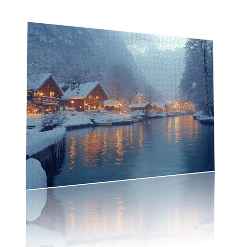Puzzle Erwachsene 200 Teile Landschaft Haus Educa Jigsaw für Kinder ab 8 Jahren Mädchen Jungen, Erwachsene Impossible Klassische Puzzles Schwer, Anspruchsvoll Spielspaß, Als Geschenke 25x35cm t-104 Puzzle Erwachsene 200 Teile Landschaft Haus Educa Jigsaw für Kinder ab 8 Jahren Mädchen Jungen, Erwachsene Impossible Klassische Puzzles Schwer, Anspruchsvoll Spielspaß, Als Geschenke 25x35cm t-104 von Dirjuong