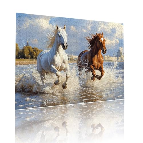 Puzzle Erwachsene 200 Teile Pferd Tier Educa Jigsaw für Kinder ab 8 Jahren Mädchen Jungen, Erwachsene Impossible Klassische Puzzles Schwer, Anspruchsvoll Spielspaß, Als Familienspiel 25x35cm t-624 Puzzle Erwachsene 200 Teile Pferd Tier Educa Jigsaw für Kinder ab 8 Jahren Mädchen Jungen, Erwachsene Impossible Klassische Puzzles Schwer, Anspruchsvoll Spielspaß, Als Familienspiel 25x35cm t-624 von Dirjuong