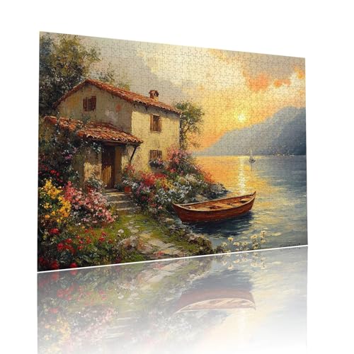Puzzle Erwachsene 200 Teile Sonnenuntergang Häuser Educa Jigsaw für Kinder ab 8 Jahren Mädchen Jungen, Erwachsene Impossible Klassische Puzzles, Anspruchsvoll Spielspaß, Als Geschenke 25x35cm t-522 Puzzle Erwachsene 200 Teile Sonnenuntergang Häuser Educa Jigsaw für Kinder ab 8 Jahren Mädchen Jungen, Erwachsene Impossible Klassische Puzzles, Anspruchsvoll Spielspaß, Als Geschenke 25x35cm t-522 von Dirjuong