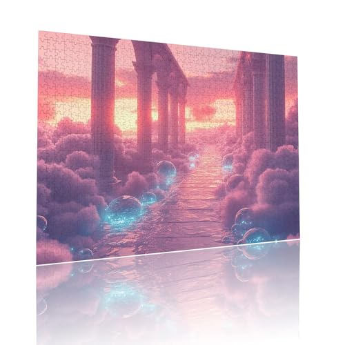 Puzzle Erwachsene 200 Teile Sonnenuntergang Traum Educa Jigsaw für Kinder ab 8 Jahren Mädchen Jungen, Erwachsene Impossible Klassische Puzzles, Anspruchsvoll Spielspaß, Als Geschenke 25x35cm t-590 von Dirjuong