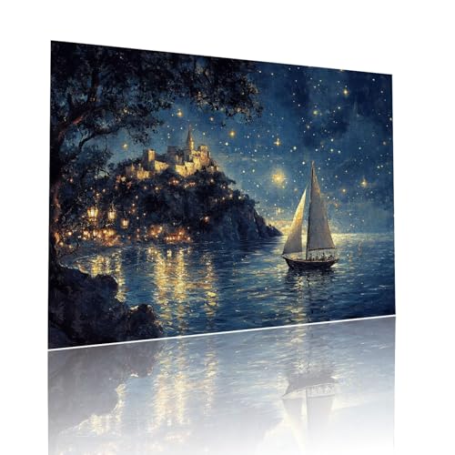 Puzzle Erwachsene 200 Teile Sternenhimmel Landschaft Educa Jigsaw für Kinder ab 8 Jahren Mädchen Jungen, Erwachsene Impossible Klassische Puzzles Schwer, Anspruchsvoll, Als Geschenke 25x35cm t-960 von Dirjuong