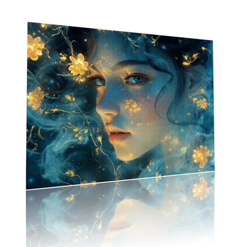 Puzzle Erwachsene 2000 Teile Frau Traum Educa Jigsaw für Kinder ab 8 Jahren Mädchen Jungen, Erwachsene Impossible Klassische Puzzles Schwer, Anspruchsvoll Spielspaß, Als Familienspiel 70x99cm t-830 von Dirjuong