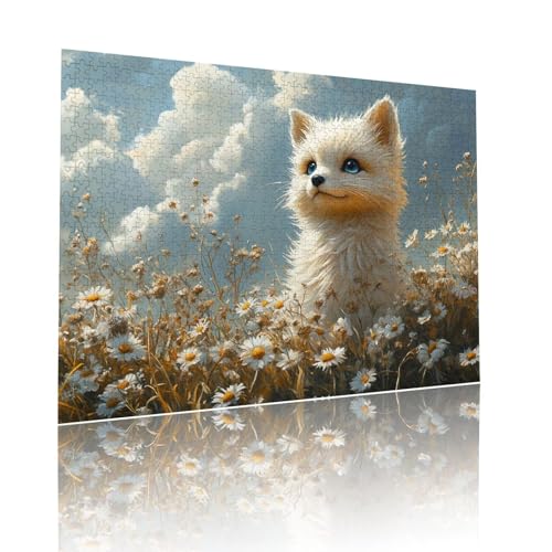 Puzzle Erwachsene 2000 Teile Fuchs Blume Educa Jigsaw für Kinder ab 8 Jahren Mädchen Jungen, Erwachsene Impossible Klassische Puzzles Schwer, Anspruchsvoll Spielspaß, Als Geschenke 70x99cm t-208 von Dirjuong