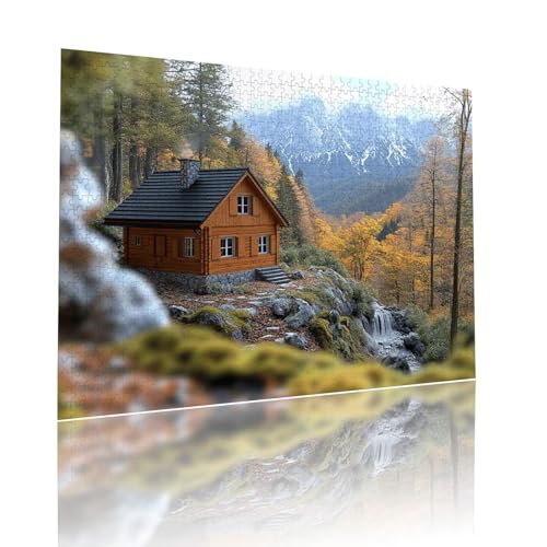 Puzzle Erwachsene 2000 Teile Häuser Landschaft Educa Jigsaw für Kinder ab 8 Jahren Mädchen Jungen, Erwachsene Impossible Klassische Puzzles Schwer, Anspruchsvoll Spielspaß, Als Geschenke 70x99cm t-88 von Dirjuong