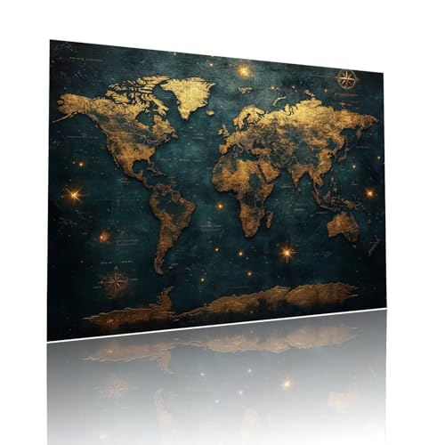 Puzzle Erwachsene 2000 Teile Weltkarte Erde Educa Jigsaw für Kinder ab 8 Jahren Mädchen Jungen, Erwachsene Impossible Klassische Puzzles Schwer, Anspruchsvoll Spielspaß, Als Geschenke 70x99cm t-878 von Dirjuong