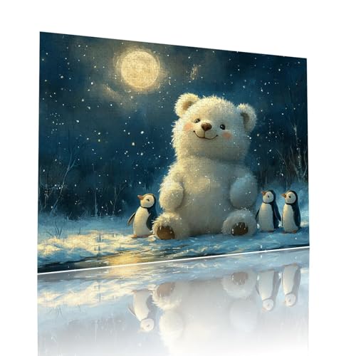 Puzzle Erwachsene 300 Teile Eisbär Pinguin Educa Jigsaw für Kinder ab 8 Jahren Mädchen Jungen, Erwachsene Impossible Klassische Puzzles Schwer, Anspruchsvoll Spielspaß, Als Geschenke 38x52cm t-10 Puzzle Erwachsene 300 Teile Eisbär Pinguin Educa Jigsaw für Kinder ab 8 Jahren Mädchen Jungen, Erwachsene Impossible Klassische Puzzles Schwer, Anspruchsvoll Spielspaß, Als Geschenke 38x52cm t-10 von Dirjuong