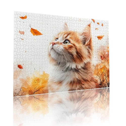 Puzzle Erwachsene 300 Teile Katze Tier Educa Jigsaw für Kinder ab 8 Jahren Mädchen Jungen, Erwachsene Impossible Klassische Puzzles Schwer, Anspruchsvoll Spielspaß, Als Familienspiel 38x52cm t-660 Puzzle Erwachsene 300 Teile Katze Tier Educa Jigsaw für Kinder ab 8 Jahren Mädchen Jungen, Erwachsene Impossible Klassische Puzzles Schwer, Anspruchsvoll Spielspaß, Als Familienspiel 38x52cm t-660 von Dirjuong