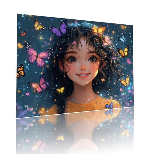 Puzzle Erwachsene 300 Teile Mädchen Schmetterling Educa Jigsaw für Kinder ab 8 Jahren Mädchen Jungen, Erwachsene Impossible Klassische Puzzles, Anspruchsvoll Spielspaß, Als Geschenke 38x52cm t-768 Puzzle Erwachsene 300 Teile Mädchen Schmetterling Educa Jigsaw für Kinder ab 8 Jahren Mädchen Jungen, Erwachsene Impossible Klassische Puzzles, Anspruchsvoll Spielspaß, Als Geschenke 38x52cm t-768 von Dirjuong
