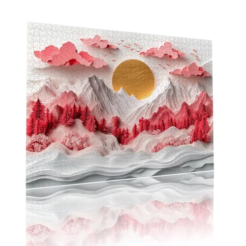 Puzzle Erwachsene 300 Teile Sonnenuntergang Abstrakt Educa Jigsaw für Kinder ab 8 Jahren Mädchen Jungen, Erwachsene Impossible Klassische Puzzles Schwer, Anspruchsvoll, Als Geschenke 38x52cm t-506 Puzzle Erwachsene 300 Teile Sonnenuntergang Abstrakt Educa Jigsaw für Kinder ab 8 Jahren Mädchen Jungen, Erwachsene Impossible Klassische Puzzles Schwer, Anspruchsvoll, Als Geschenke 38x52cm t-506 von Dirjuong