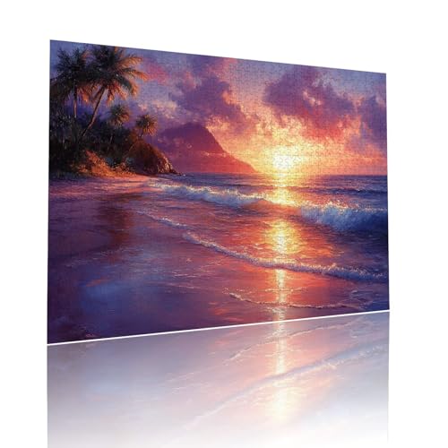 Puzzle Erwachsene 300 Teile Sonnenuntergang Strand Educa Jigsaw für Kinder ab 8 Jahren Mädchen Jungen, Erwachsene Impossible Klassische Puzzles, Anspruchsvoll Spielspaß, Als Geschenke 38x52cm t-572 Puzzle Erwachsene 300 Teile Sonnenuntergang Strand Educa Jigsaw für Kinder ab 8 Jahren Mädchen Jungen, Erwachsene Impossible Klassische Puzzles, Anspruchsvoll Spielspaß, Als Geschenke 38x52cm t-572 von Dirjuong
