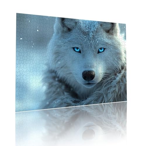 Puzzle Erwachsene 300 Teile Wolf Tier Educa Jigsaw für Kinder ab 8 Jahren Mädchen Jungen, Erwachsene Impossible Klassische Puzzles Schwer, Anspruchsvoll Spielspaß, Als Familienspiel 38x52cm t-414 Puzzle Erwachsene 300 Teile Wolf Tier Educa Jigsaw für Kinder ab 8 Jahren Mädchen Jungen, Erwachsene Impossible Klassische Puzzles Schwer, Anspruchsvoll Spielspaß, Als Familienspiel 38x52cm t-414 von Dirjuong
