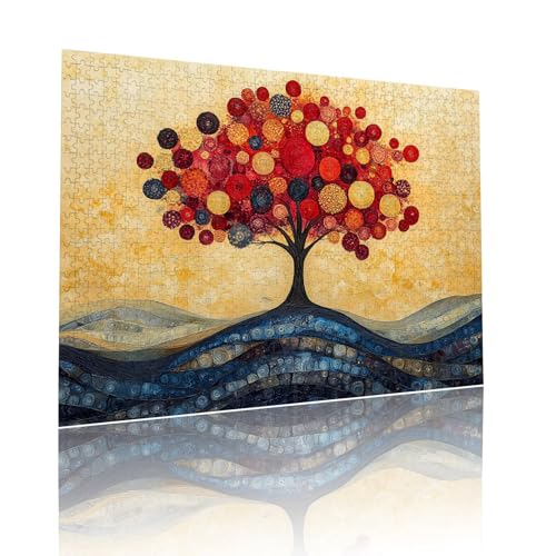 Puzzle Erwachsene 3000 Teile Baum Abstrakt Educa Jigsaw für Kinder ab 8 Jahren Mädchen Jungen, Erwachsene Impossible Klassische Puzzles Schwer, Anspruchsvoll Spielspaß, Als Geschenke 81x122cm t-880 von Dirjuong