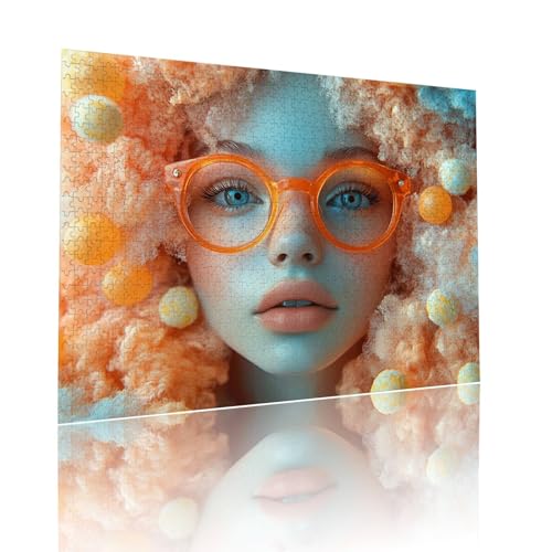 Puzzle Erwachsene 3000 Teile Frau Abstrakt Educa Jigsaw für Kinder ab 8 Jahren Mädchen Jungen, Erwachsene Impossible Klassische Puzzles Schwer, Anspruchsvoll Spielspaß, Als Geschenke 81x122cm t-784 von Dirjuong