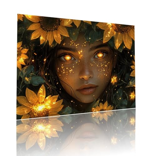 Puzzle Erwachsene 3000 Teile Frau Blume Educa Jigsaw für Kinder ab 8 Jahren Mädchen Jungen, Erwachsene Impossible Klassische Puzzles Schwer, Anspruchsvoll Spielspaß, Als Geschenke 81x122cm t-804 von Dirjuong