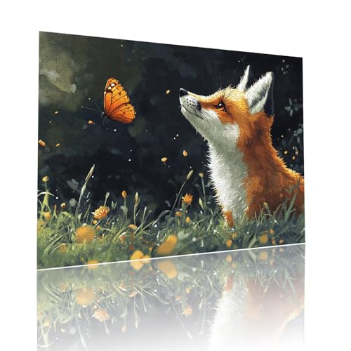 Puzzle Erwachsene 3000 Teile Fuchs Schmetterling Educa Jigsaw für Kinder ab 8 Jahren Mädchen Jungen, Erwachsene Impossible Klassische Puzzles, Anspruchsvoll Spielspaß, Als Geschenke 81x122cm t-204 Puzzle Erwachsene 3000 Teile Fuchs Schmetterling Educa Jigsaw für Kinder ab 8 Jahren Mädchen Jungen, Erwachsene Impossible Klassische Puzzles, Anspruchsvoll Spielspaß, Als Geschenke 81x122cm t-204 von Dirjuong