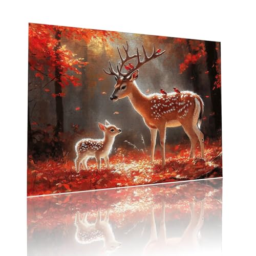 Puzzle Erwachsene 3000 Teile REH Wald Educa Jigsaw für Kinder ab 8 Jahren Mädchen Jungen, Erwachsene Impossible Klassische Puzzles Schwer, Anspruchsvoll Spielspaß, Als Familienspiel 81x122cm t-502 Puzzle Erwachsene 3000 Teile REH Wald Educa Jigsaw für Kinder ab 8 Jahren Mädchen Jungen, Erwachsene Impossible Klassische Puzzles Schwer, Anspruchsvoll Spielspaß, Als Familienspiel 81x122cm t-502 von Dirjuong