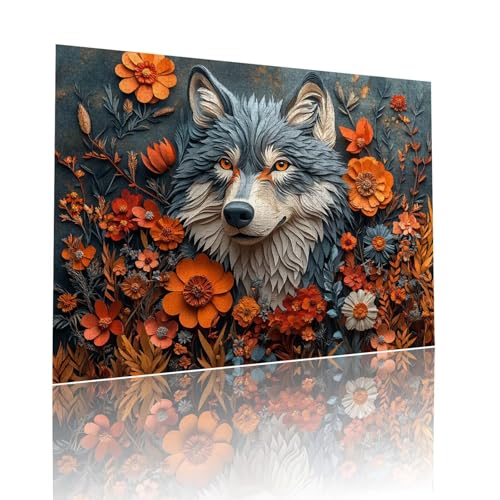 Puzzle Erwachsene 500 Teile Abstrakt Wolf Educa Jigsaw für Kinder ab 8 Jahren Mädchen Jungen, Erwachsene Impossible Klassische Puzzles Schwer, Anspruchsvoll Spielspaß, Als Geschenke 38x52cm t-28 Puzzle Erwachsene 500 Teile Abstrakt Wolf Educa Jigsaw für Kinder ab 8 Jahren Mädchen Jungen, Erwachsene Impossible Klassische Puzzles Schwer, Anspruchsvoll Spielspaß, Als Geschenke 38x52cm t-28 von Dirjuong