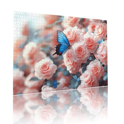 Puzzle Erwachsene 500 Teile Blume Schmetterling Educa Jigsaw für Kinder ab 8 Jahren Mädchen Jungen, Erwachsene Impossible Klassische Puzzles Schwer, Anspruchsvoll Spielspaß, Geschenke 38x52cm t-304 Puzzle Erwachsene 500 Teile Blume Schmetterling Educa Jigsaw für Kinder ab 8 Jahren Mädchen Jungen, Erwachsene Impossible Klassische Puzzles Schwer, Anspruchsvoll Spielspaß, Geschenke 38x52cm t-304 von Dirjuong