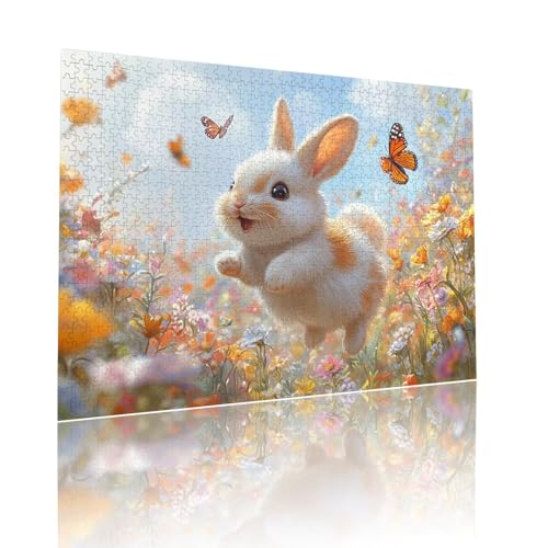 Puzzle Erwachsene 500 Teile Kaninchen Schmetterling Educa Jigsaw für Kinder ab 8 Jahren Mädchen Jungen, Erwachsene Impossible Klassische Puzzles, Anspruchsvoll Spielspaß, Als Geschenke 38x52cm t-950 Puzzle Erwachsene 500 Teile Kaninchen Schmetterling Educa Jigsaw für Kinder ab 8 Jahren Mädchen Jungen, Erwachsene Impossible Klassische Puzzles, Anspruchsvoll Spielspaß, Als Geschenke 38x52cm t-950 von Dirjuong