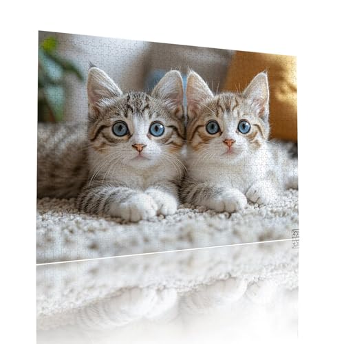 Puzzle Erwachsene 500 Teile Katze Haustier Educa Jigsaw für Kinder ab 8 Jahren Mädchen Jungen, Erwachsene Impossible Klassische Puzzles Schwer, Anspruchsvoll Spielspaß, Als Geschenke 38x52cm t-642 Puzzle Erwachsene 500 Teile Katze Haustier Educa Jigsaw für Kinder ab 8 Jahren Mädchen Jungen, Erwachsene Impossible Klassische Puzzles Schwer, Anspruchsvoll Spielspaß, Als Geschenke 38x52cm t-642 von Dirjuong