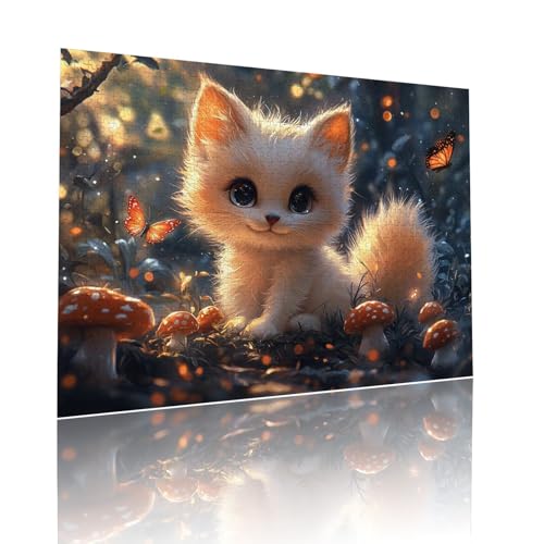 Puzzle Erwachsene 500 Teile Katze Tier Educa Jigsaw für Kinder ab 8 Jahren Mädchen Jungen, Erwachsene Impossible Klassische Puzzles Schwer, Anspruchsvoll Spielspaß, Als Familienspiel 38x52cm t-648 Puzzle Erwachsene 500 Teile Katze Tier Educa Jigsaw für Kinder ab 8 Jahren Mädchen Jungen, Erwachsene Impossible Klassische Puzzles Schwer, Anspruchsvoll Spielspaß, Als Familienspiel 38x52cm t-648 von Dirjuong