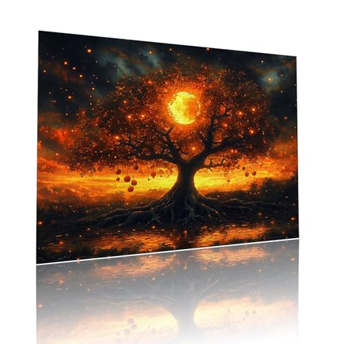 Puzzle Erwachsene 500 Teile Mond Baum Educa Jigsaw für Kinder ab 8 Jahren Mädchen Jungen, Erwachsene Impossible Klassische Puzzles Schwer, Anspruchsvoll Spielspaß, Als Familienspiel 38x52cm t-994 Puzzle Erwachsene 500 Teile Mond Baum Educa Jigsaw für Kinder ab 8 Jahren Mädchen Jungen, Erwachsene Impossible Klassische Puzzles Schwer, Anspruchsvoll Spielspaß, Als Familienspiel 38x52cm t-994 von Dirjuong